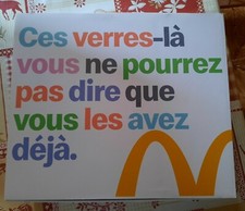 COFFRET VIDE des verres COCA