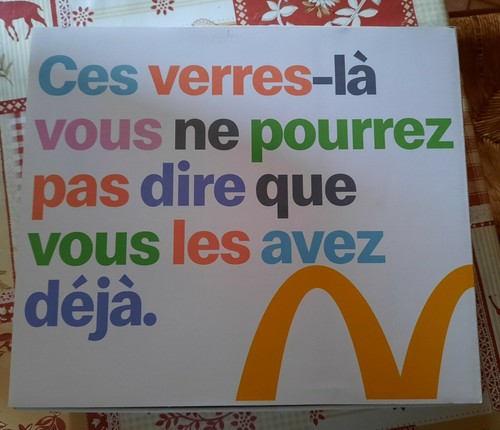 Coffret vide des - des, verres