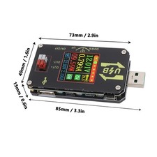 Module Boost Alimentation USB avec Écran LCD pour Test Puissance Courant Tensio