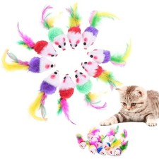 10 Pièces Chat Souris Jouet
