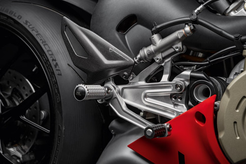 Pare talons carbone ducati - pare-talons,