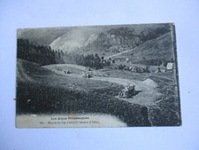CPA DOS VERT  ALPES PITTORESQUES ALPES HAUTE PROVENCE 04 MONTEE DU COL D'ALLOS