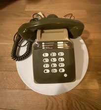 Téléphone Vintage A  Touches Socotel S63 marron