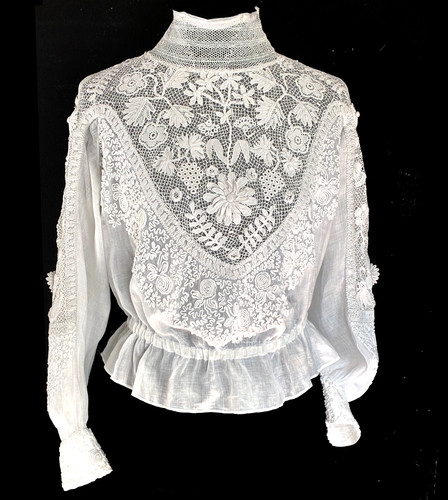 Dentelle ancienne point - dentelle, ancienne,