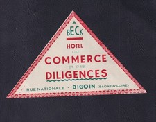 Ancienne  étiquette de bagage