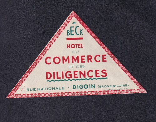Ancienne étiquette bagage - étiquette,