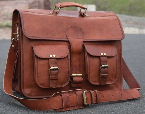 Sac main messager - en, cuir