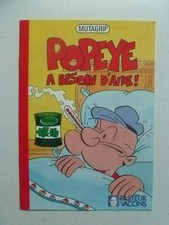 POPEYE  A BESOIN  D AIDE /   /  ALBUM PUBLICITAIRE MUTAGRIP  /  1988  