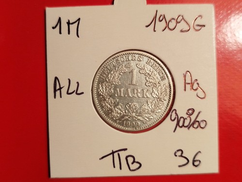 Allemagne mark 1909g - allemagne,
