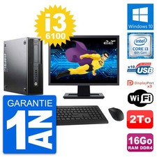 PC HP Z240 SFF Ecran 22" Intel