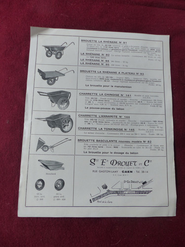 Prospectus catalogue agricole - prospectus,