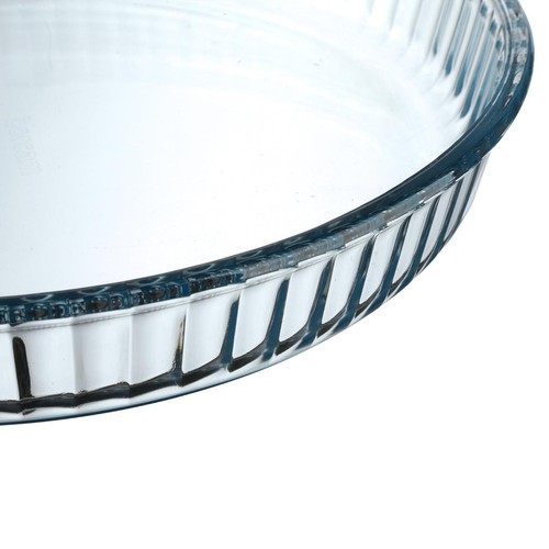 Plat verre rond - verre, "four"