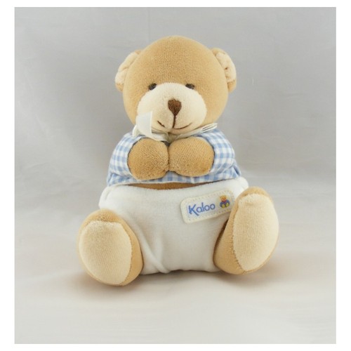 Doudou bébé ours pull - , vichy