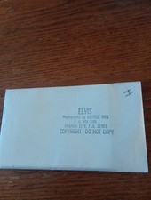 Elvis Presley – George Hill Photo Set – 1970s Concert – Sealed Envelope –...