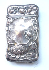 Pyrogène Ancien  Boite Allumettes  Argent Massif Silver STERLING