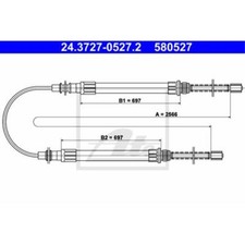ATE Câble de Frein à Main