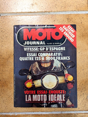 Moto journal 413 gauthier - moto,