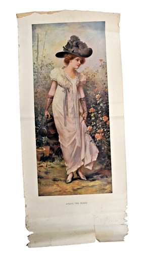 Vintage lithographie imprimé - lithographie,