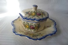 Beurrier ancien faience de
