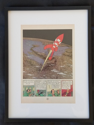 Tintin objectif lune 1962 - tintin,
