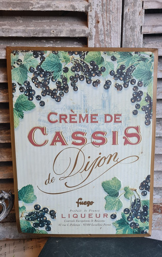 Ancienne tole publicitaire - tole,