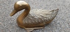 Canard cane laiton objet décoration 