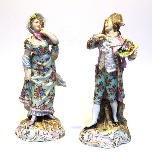 Couple figurines porcelaine - couple, de