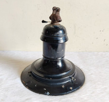 Abat-Jour Électrique Noir En Fer Vintage Décoratif Lumière Collection IE144