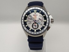 Montre Homme Seiko Marine Master 8X53-0AL0-2 GPS DD Titanium Ceramic Bl Slv...