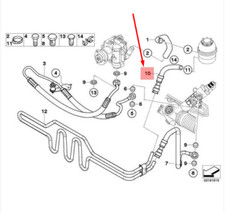 BMW 3 E90 Tuyau de retour de