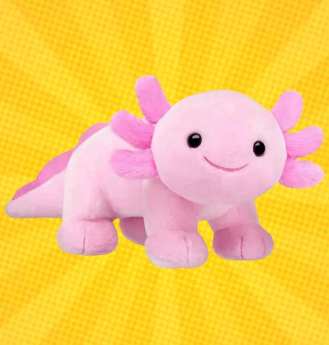 Peluche rose axolotl - 25,