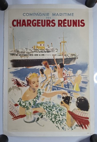 Affiche originale entoilee - ,