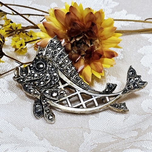 Art déco broche artisan - art,