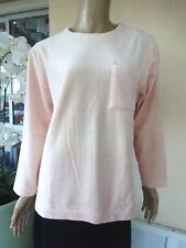 PULL SWEAT PROMOD VELOURS LISSE ROSE MANCHES LONGUE T M/L  42/44 NEUF