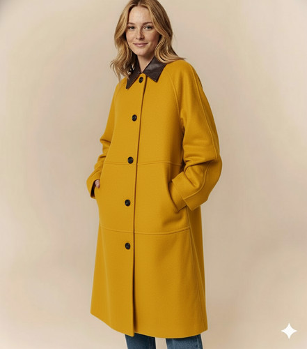 Manteau jaune véritable - , pour