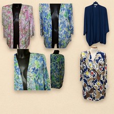 Veste Femme Rose Bleu Fleurs