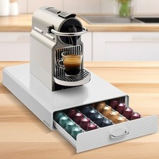 Tiroir Rangement Capsule Machine à Café Nespresso Tassimo - Support 50 Capsules