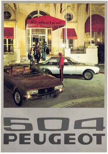 Catalogue brochure peugeot 504 - brochure,