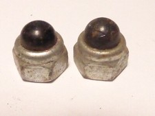 2 anciens stock Ecrou borgne diamètre 8 mm velo vintage collier puky draisienne