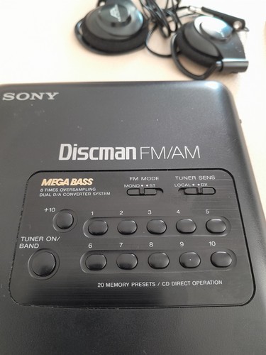 Sony discman t66 fm cd - sony, am/fm