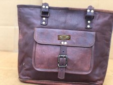 Sac À Main En Cuir Vintage De Luxe Fait Main Pour Femmes De 16 Pouces