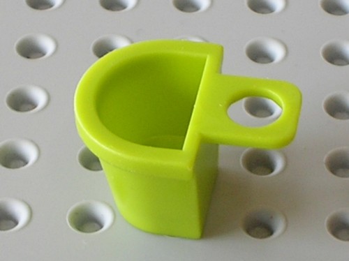 Panier lego lime minifig - lego,