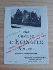 étiquette vin ancienne