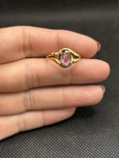 Ancienne Bague Plaqué Or  Alliance Anneaux Créateur Pierre Violette