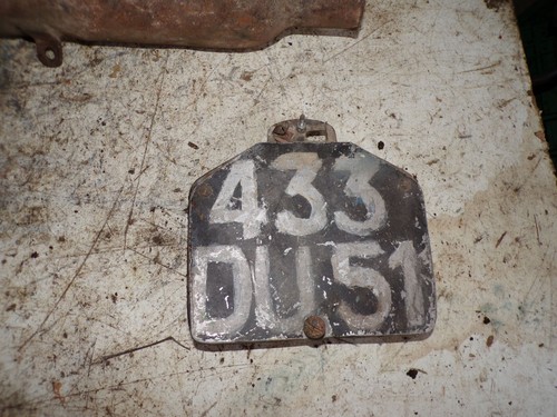 Plaque immatriculation 125 175 - plaque,