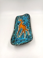 Coupelle bouquetin émaux du