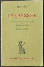 L'odyssée Homère éditions Classiques Garnier 1963