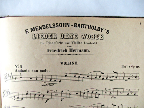 Partition violon mendelssohn - partition,