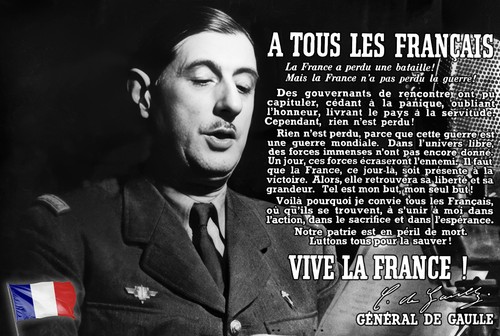 Poster affiche gaulle - affiche,