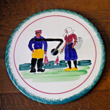 Plateau à fromage signé